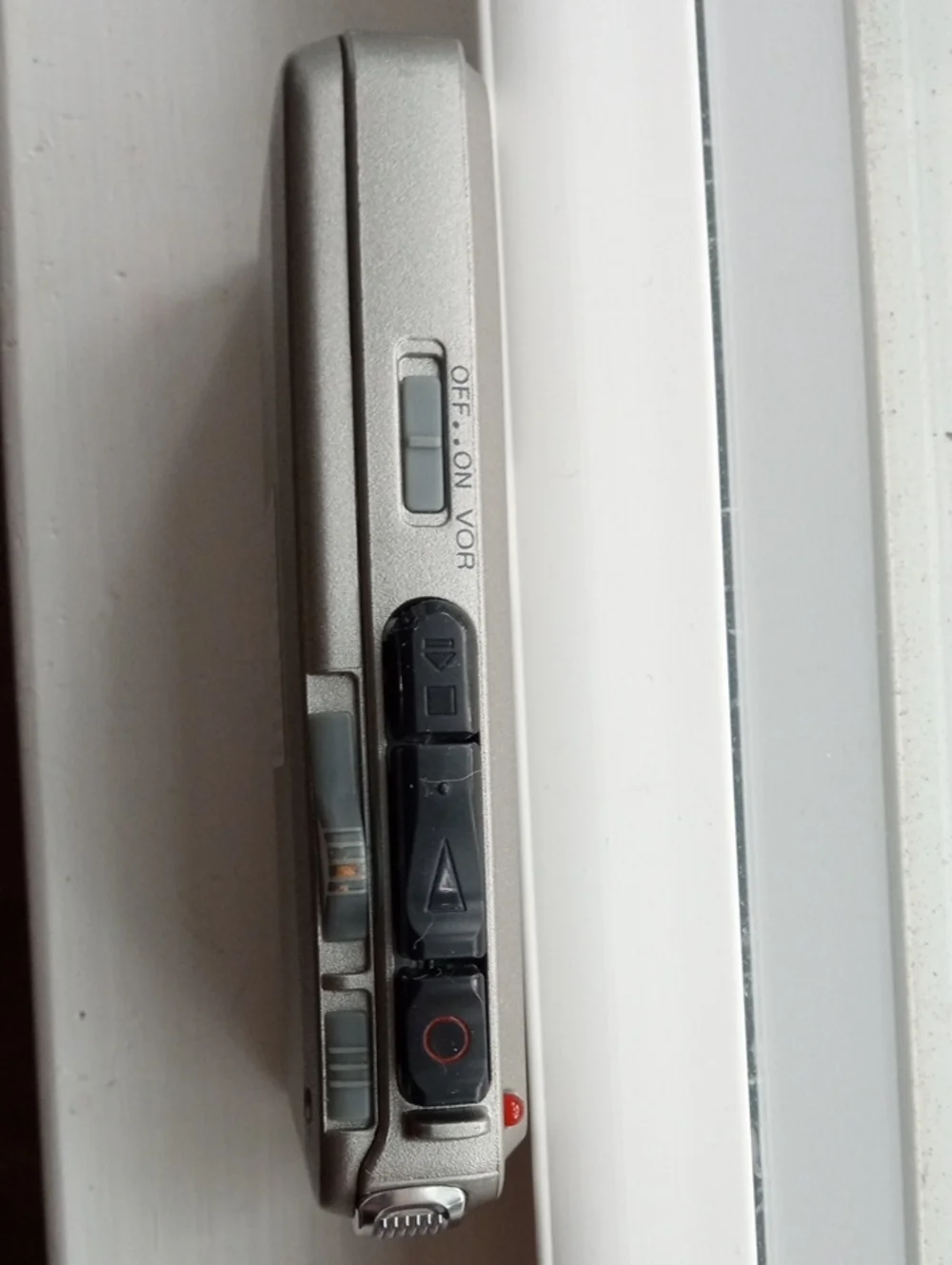 Sony Vintage Silver Microcassette Voice Recorder